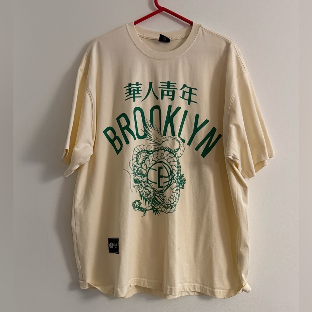 Brooklyn Nets x WAH YAN CHENG NIN Men's Oversized T-shirt Chinese New Year 2025 - Picture 9 of 11